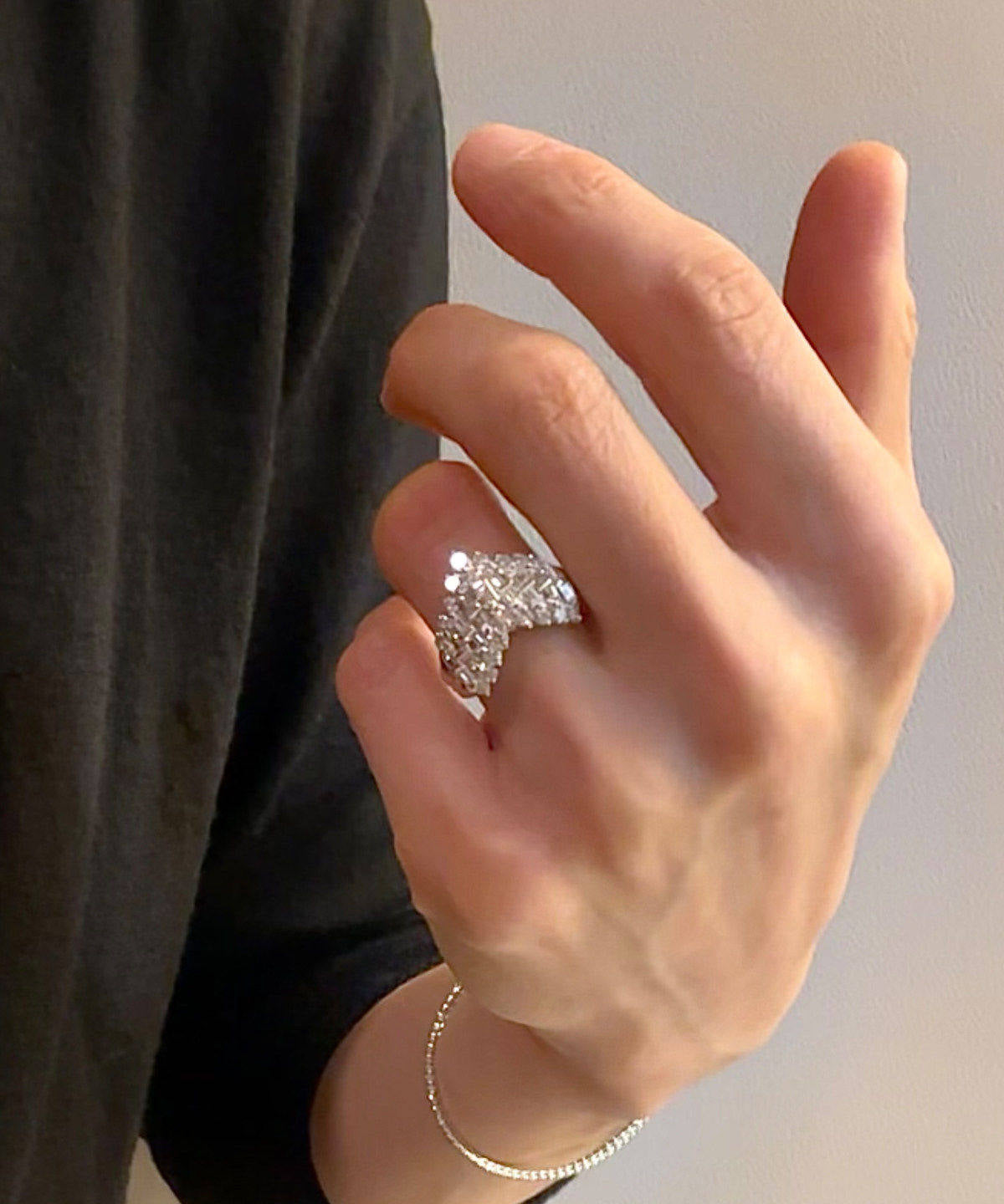 Kvinners Ring Sterling Sølv med Zircon Design 3