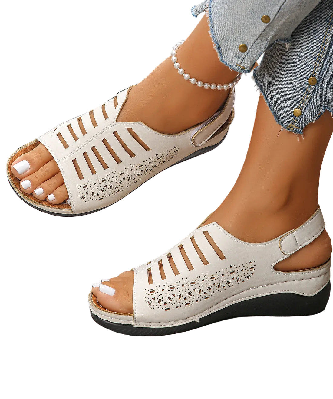 Kvinners Sandaler med Hule Detaljer 0