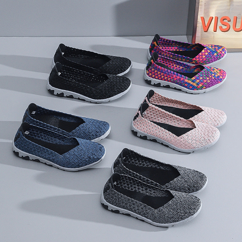 Kvinners Slip-On Fritidssko Moderne Design med Sklisikker Såle 1