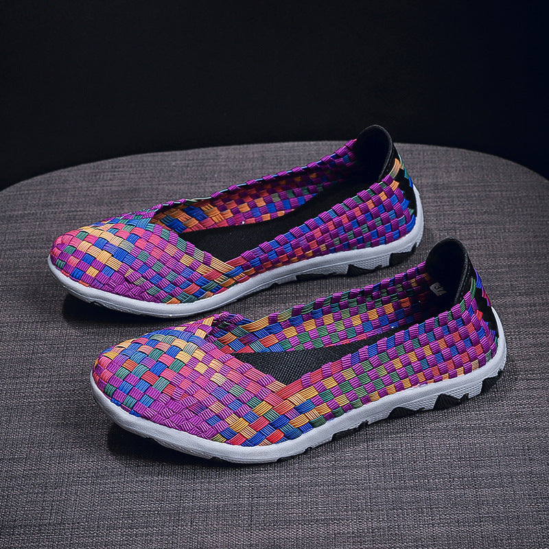 Kvinners Slip-On Fritidssko Moderne Design med Sklisikker Såle 4