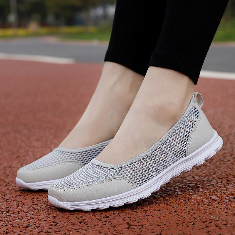 Kvinners Slip-On Fritidssko Pustende Design 3