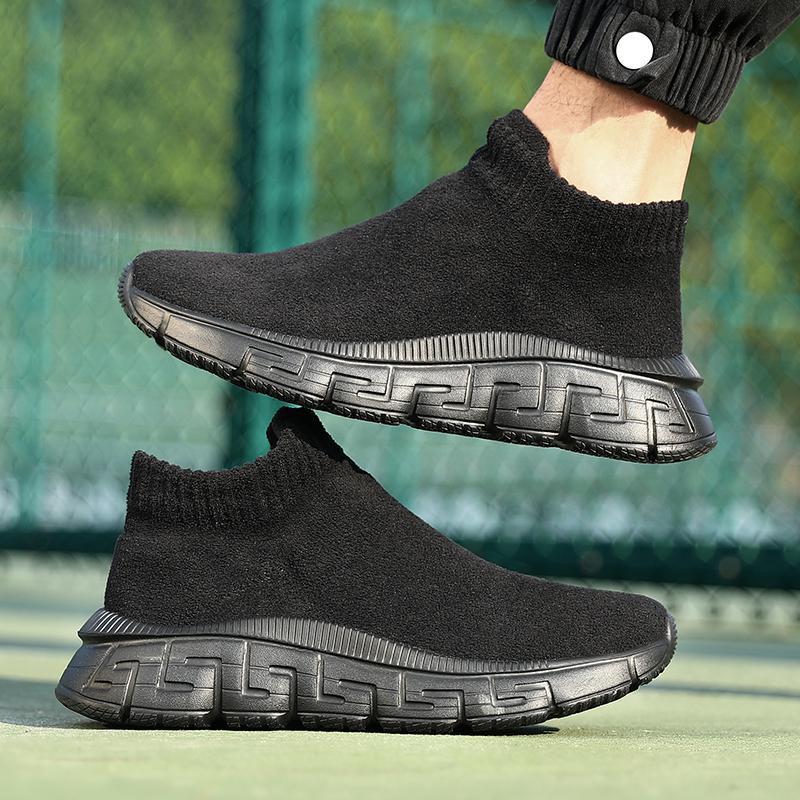 Kvinners Slip-On Joggesko med Elastisk Design 4