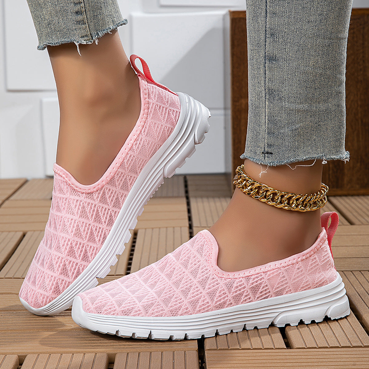 Kvinners Slip-On Joggesko med Ergonomisk Design 1