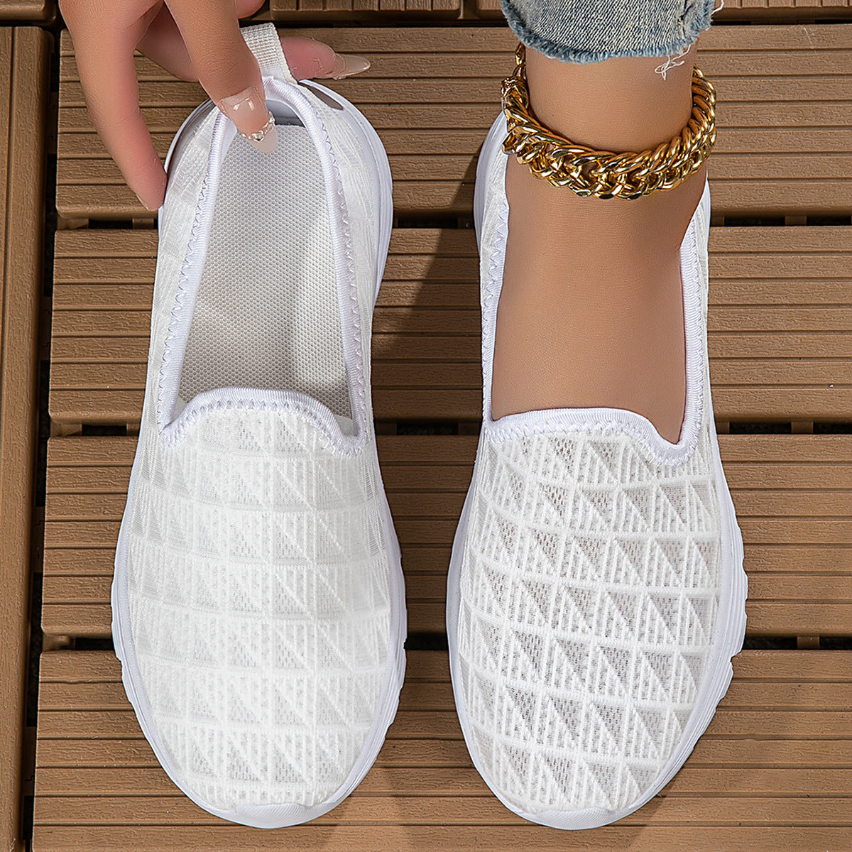 Kvinners Slip-On Joggesko med Ergonomisk Design 3