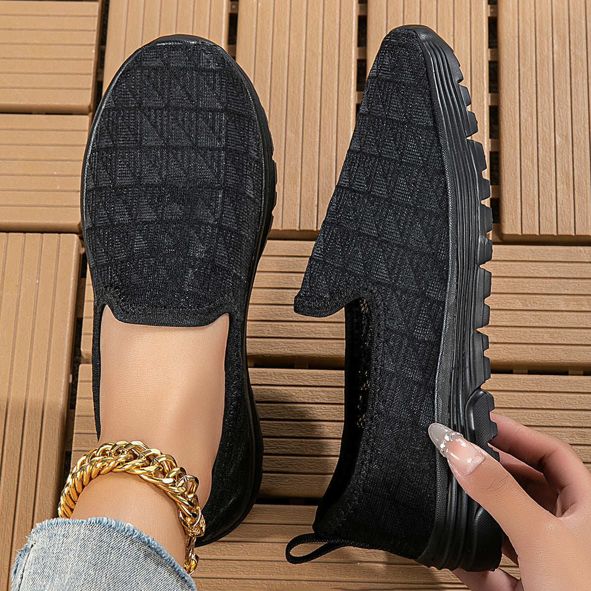 Kvinners Slip-On Joggesko med Ergonomisk Design 4