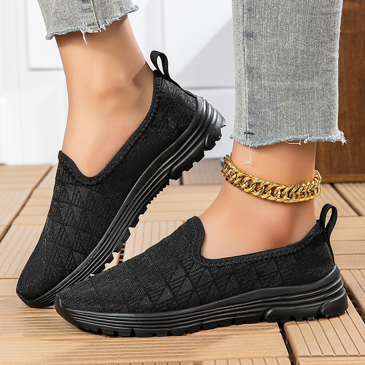 Kvinners Slip-On Joggesko med Ergonomisk Design 7