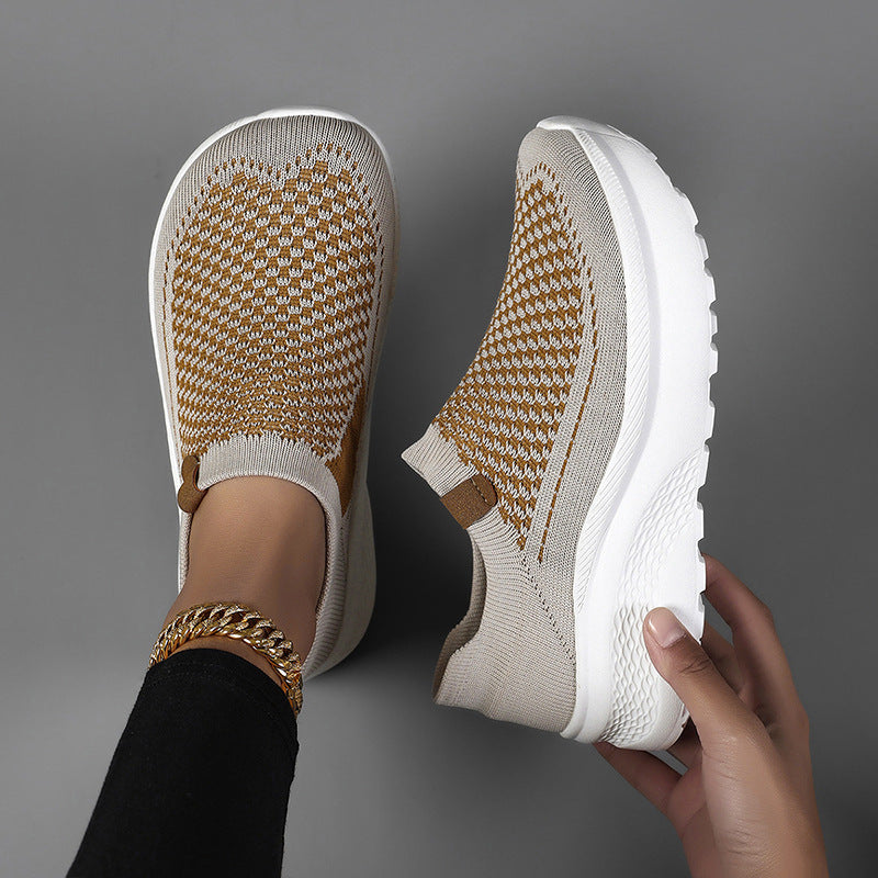 Kvinners Slip-On Joggesko med Pustende Design 1