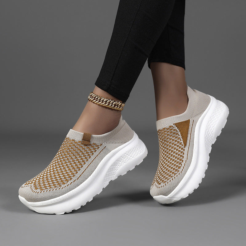 Kvinners Slip-On Joggesko med Pustende Design 2