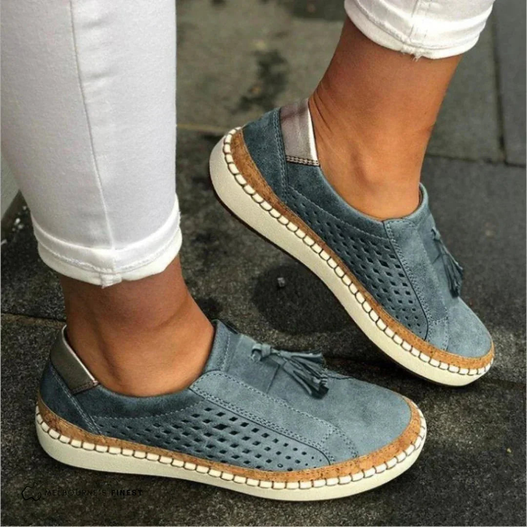 Kvinners Slip-On Loafers Uformell Stil 4