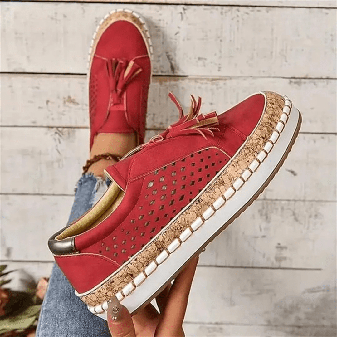 Kvinners Slip-On Loafers Uformell Stil 5