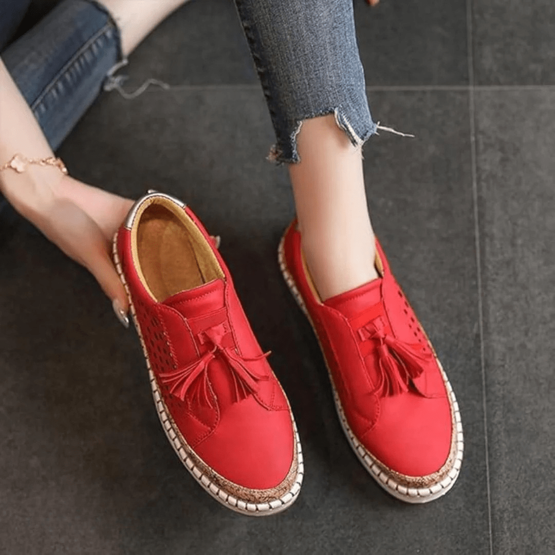 Kvinners Slip-On Loafers Uformell Stil 6
