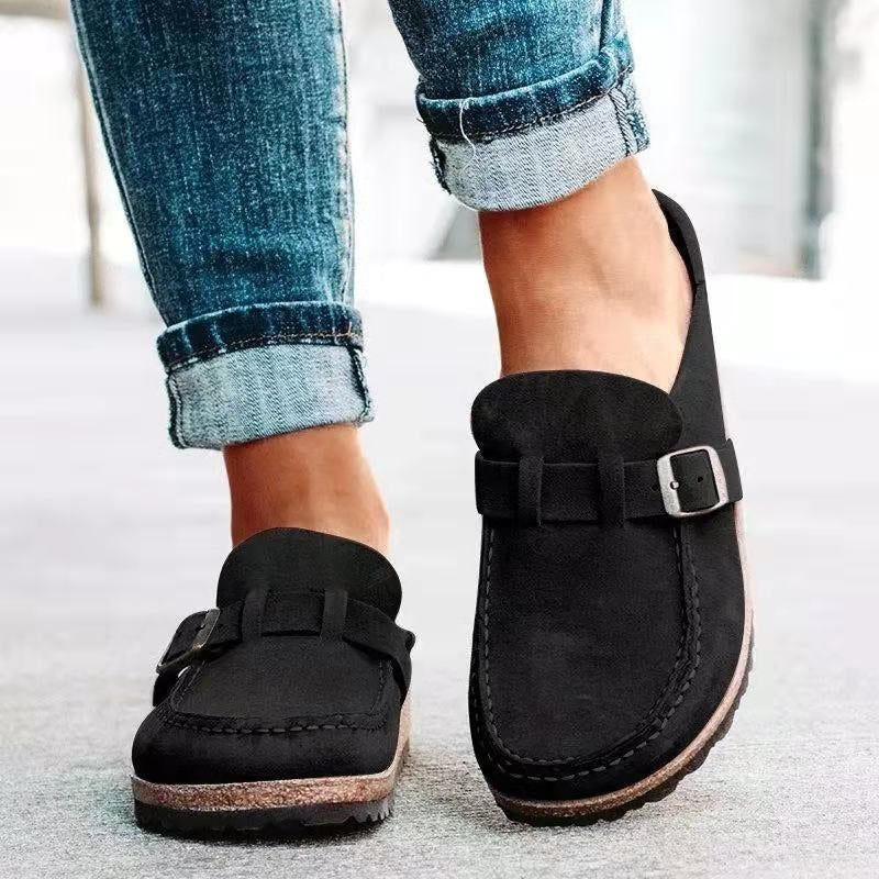 Kvinners Slip-Ons med Støpt Plattformsåle 5