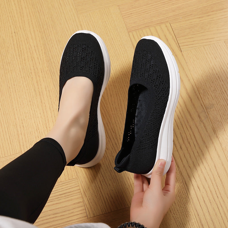 Kvinners Slip-on Fritidssko med Pustende Design 3