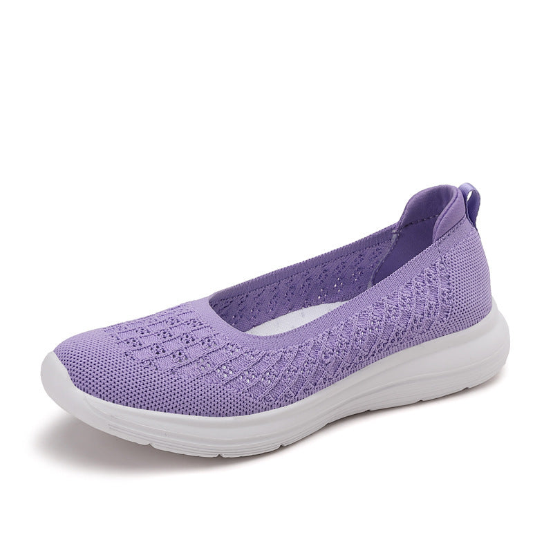 Kvinners Slip-on Fritidssko med Pustende Design 7