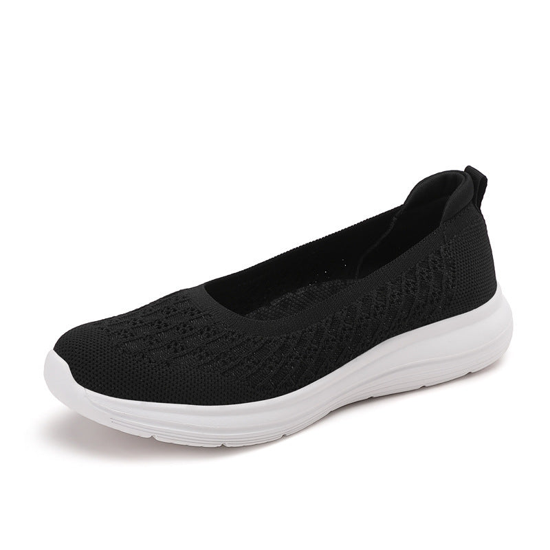 Kvinners Slip-on Fritidssko med Pustende Design 8