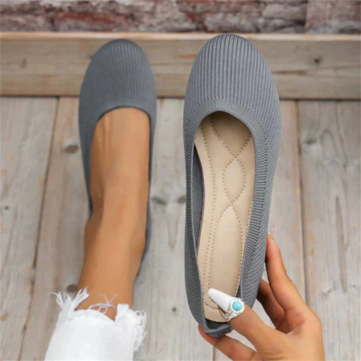 Kvinners Slip-on Sko for Hverdagsbruk 5