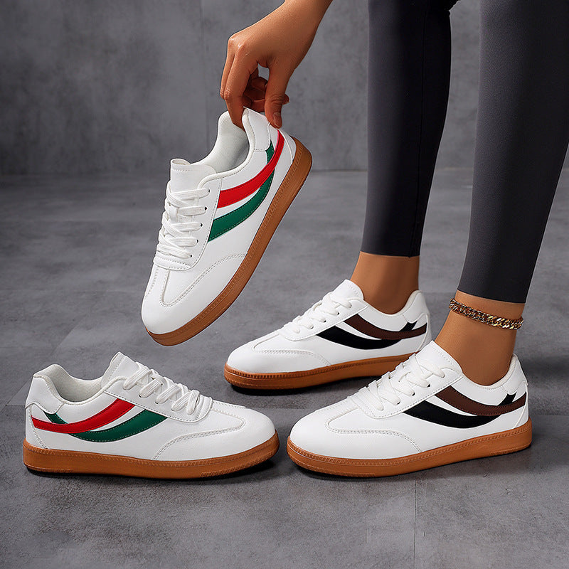 Kvinners Sneakers Klassisk Stripet Design 1