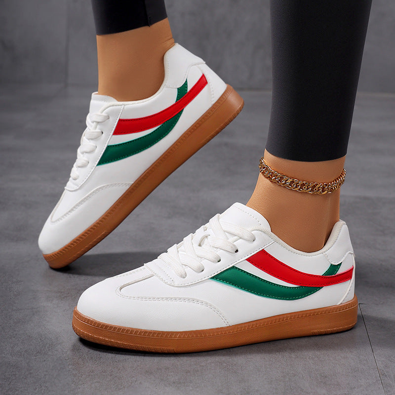 Kvinners Sneakers Klassisk Stripet Design 2