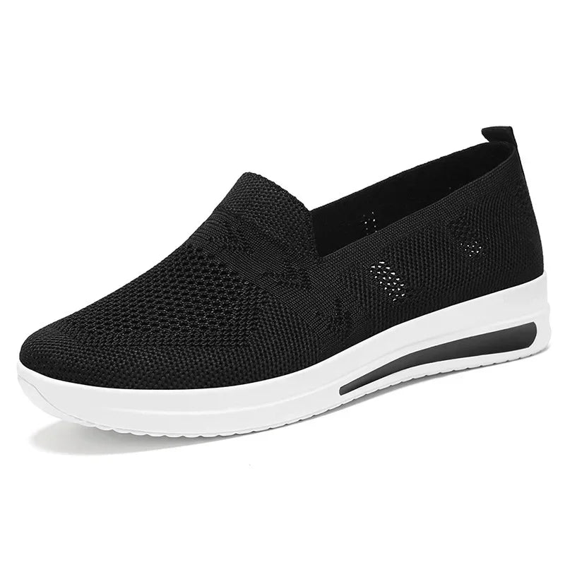 Kvinners Sneakers Lettvekt Mesh Slip-On Syntetisk 10