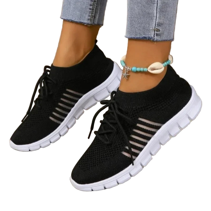 Kvinners Sneakers Mesh Pustende Lettvekt Casual Sko 0
