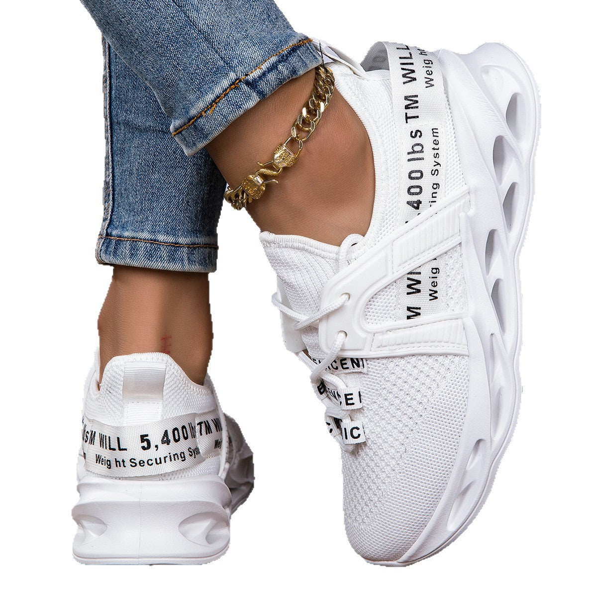 Kvinners Sneakers Moteriktig Design med Optimal Komfort 5