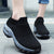 Kvinners Sneakers Plattform Lett Pustende Materiale 5