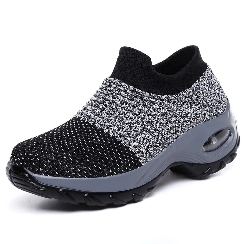 Kvinners Sneakers Plattform Lett Pustende Materiale 8