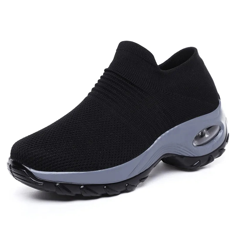 Kvinners Sneakers Plattform Lett Pustende Materiale 9