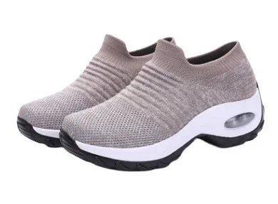Kvinners Sneakers Plattform Pustende Tekstil 10