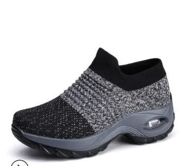 Kvinners Sneakers Plattform Pustende Tekstil 8