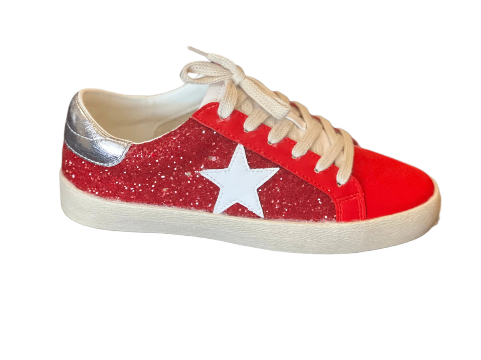 Kvinners Sneakers Rød Sporty Stil 0