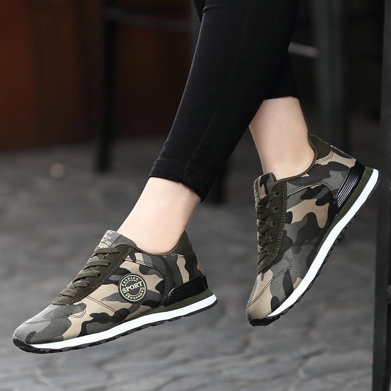 Kvinners Sneakers Sporty Kamuflasjedesign 3