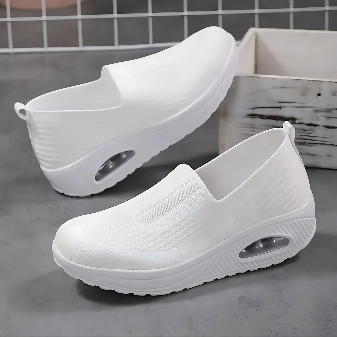 Kvinners Sneakers med Orthopedisk Støtte og Støtdempende Såle 5