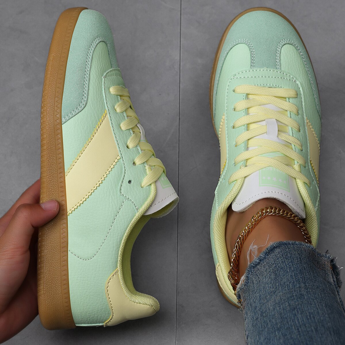 Kvinners Sneakers med Pustende Design 6