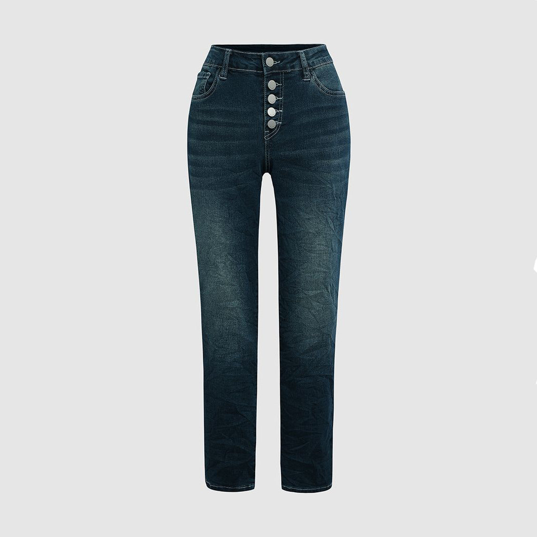 Kvinners Sommerjeans Løs Passform 6