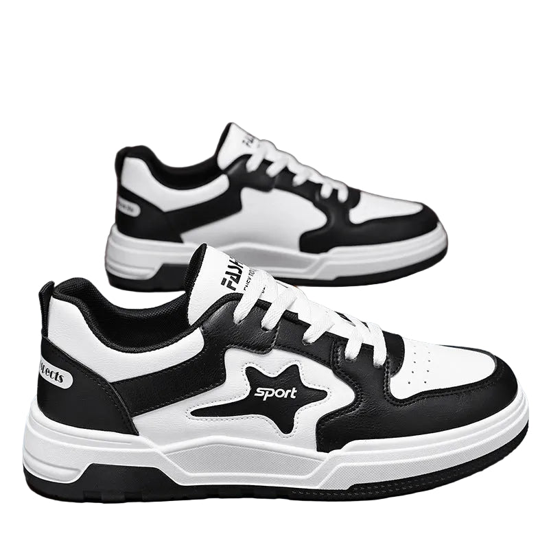 Kvinners Sporty Sneakers med Stjernemotiv 0