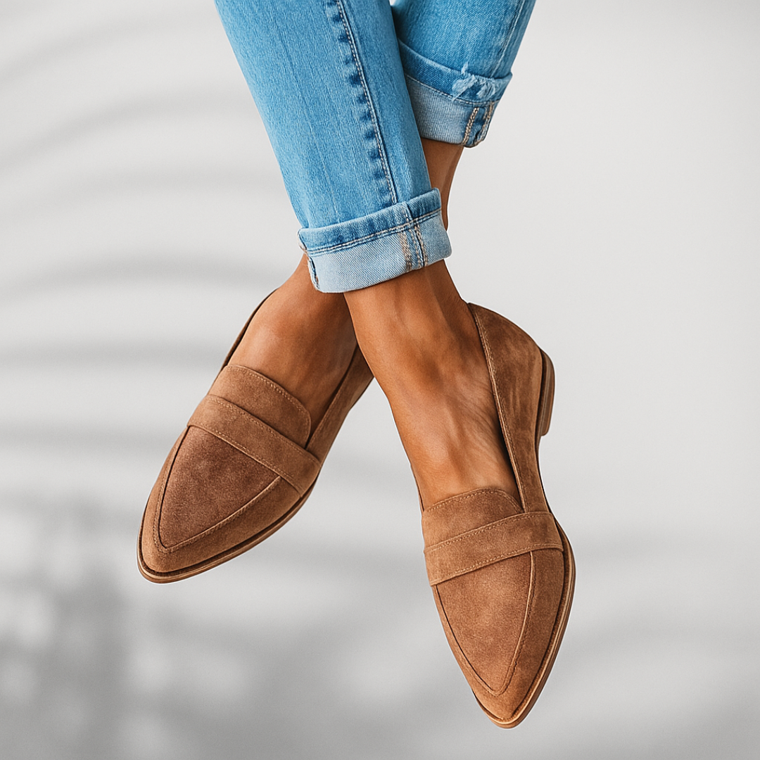 Kvinners Tå-Loafers Stilig Design 2
