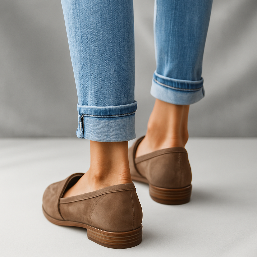 Kvinners Tå-Loafers Stilig Design 5