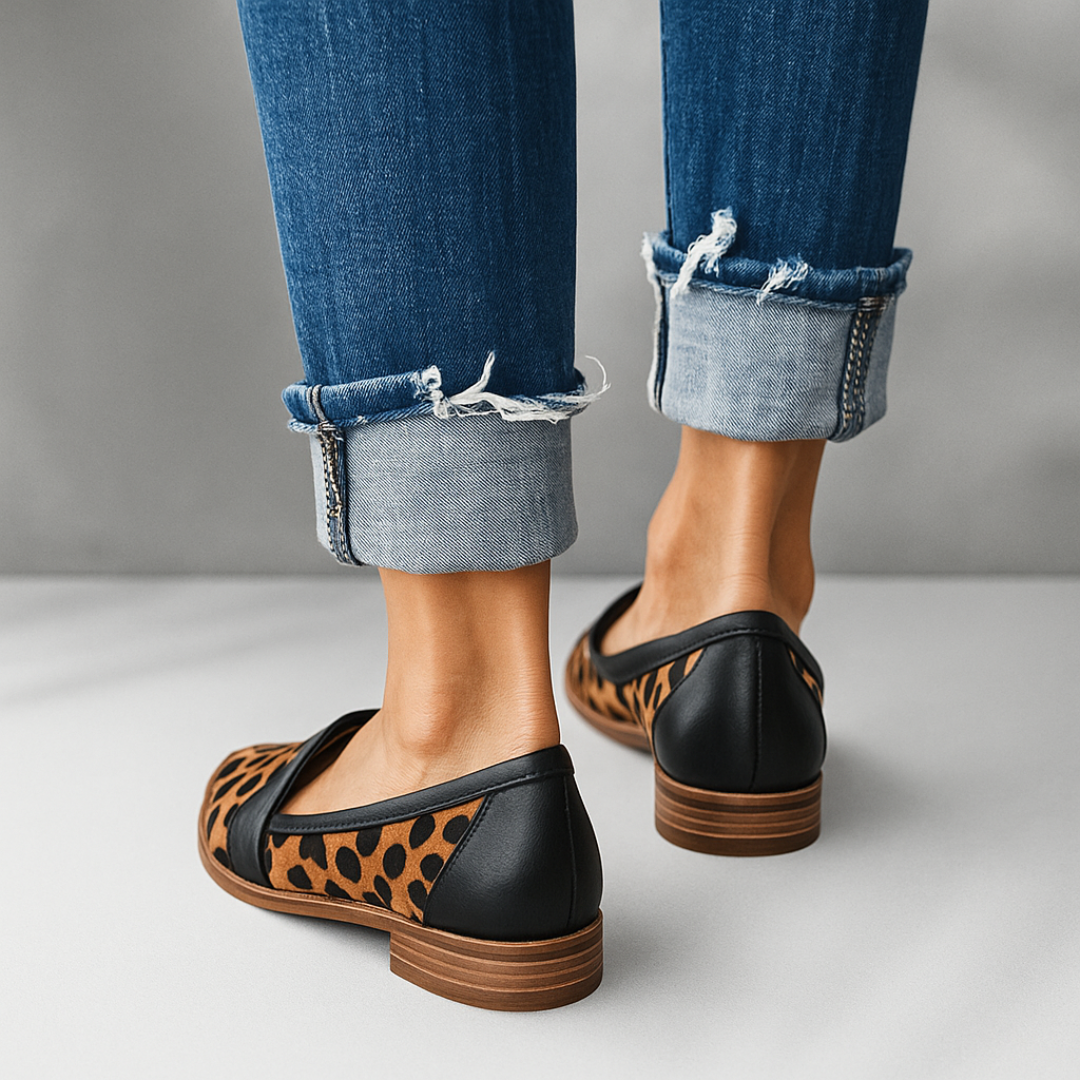Kvinners Tå-Loafers Stilig Design 6