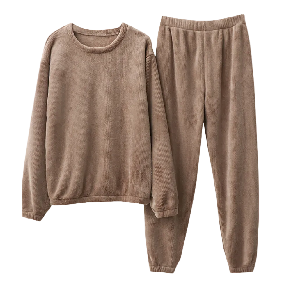 Kvinners To-delt Loungewear Antrekk 0