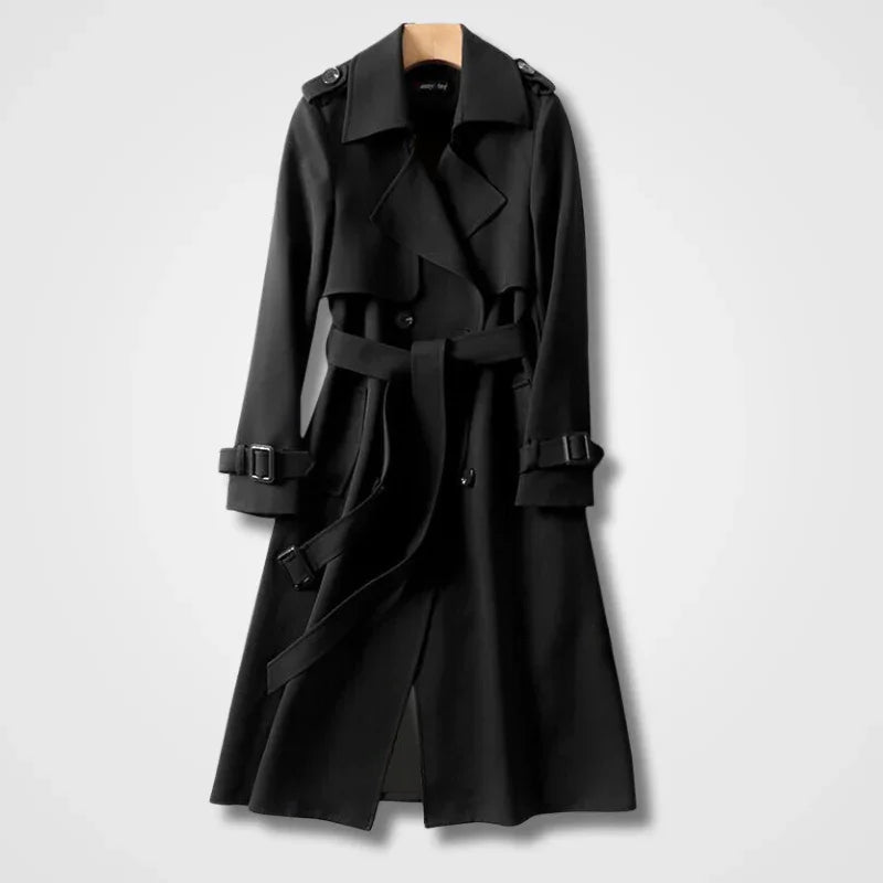 Kvinners Trenchcoat med Elegant Design 4