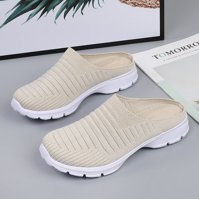 Kvinners Tresko med Pustende Design 4