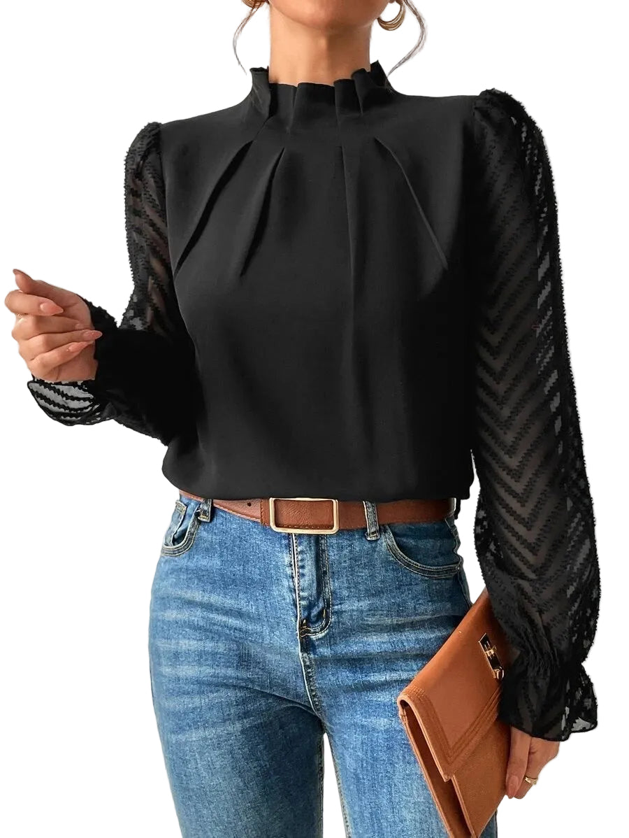 Kvinners Turtleneck Genser Uformell Stil 0