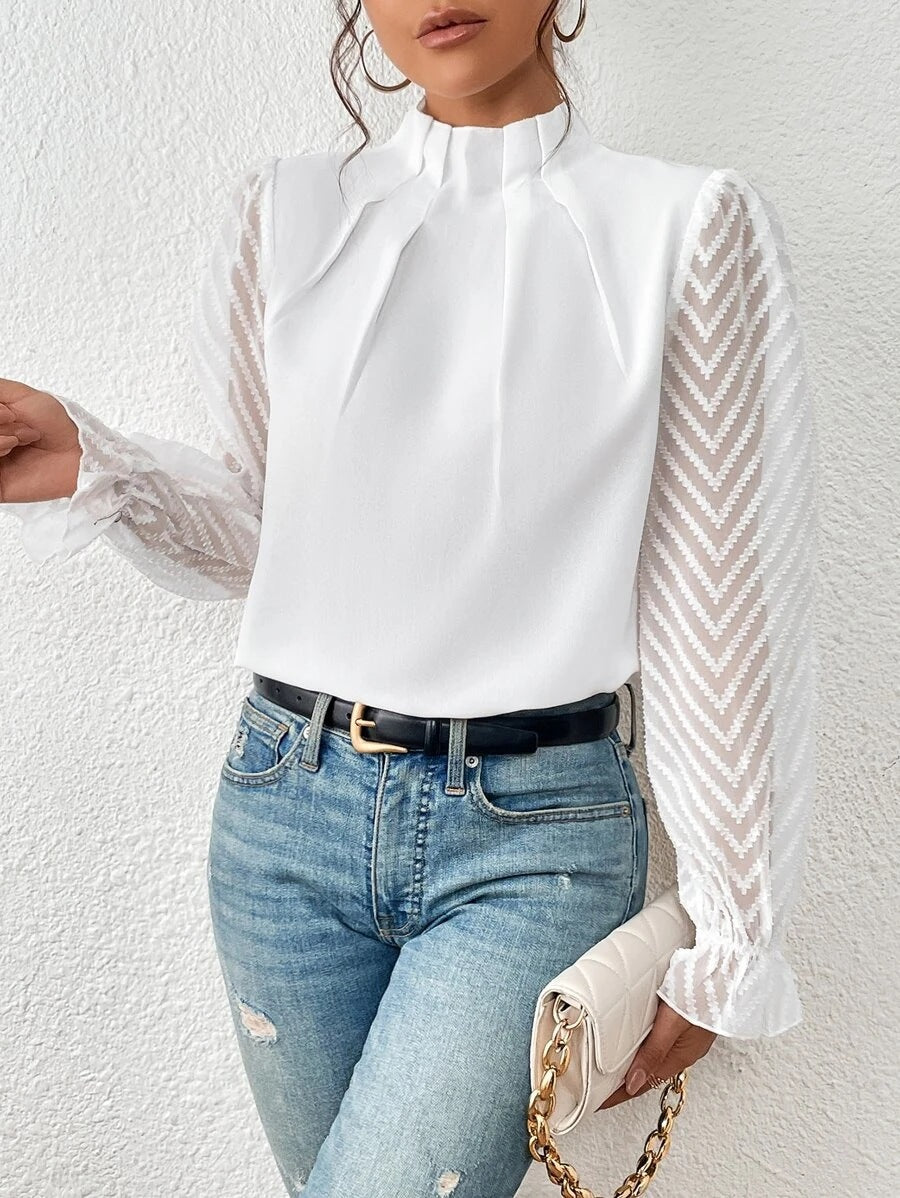 Kvinners Turtleneck Genser Uformell Stil 1