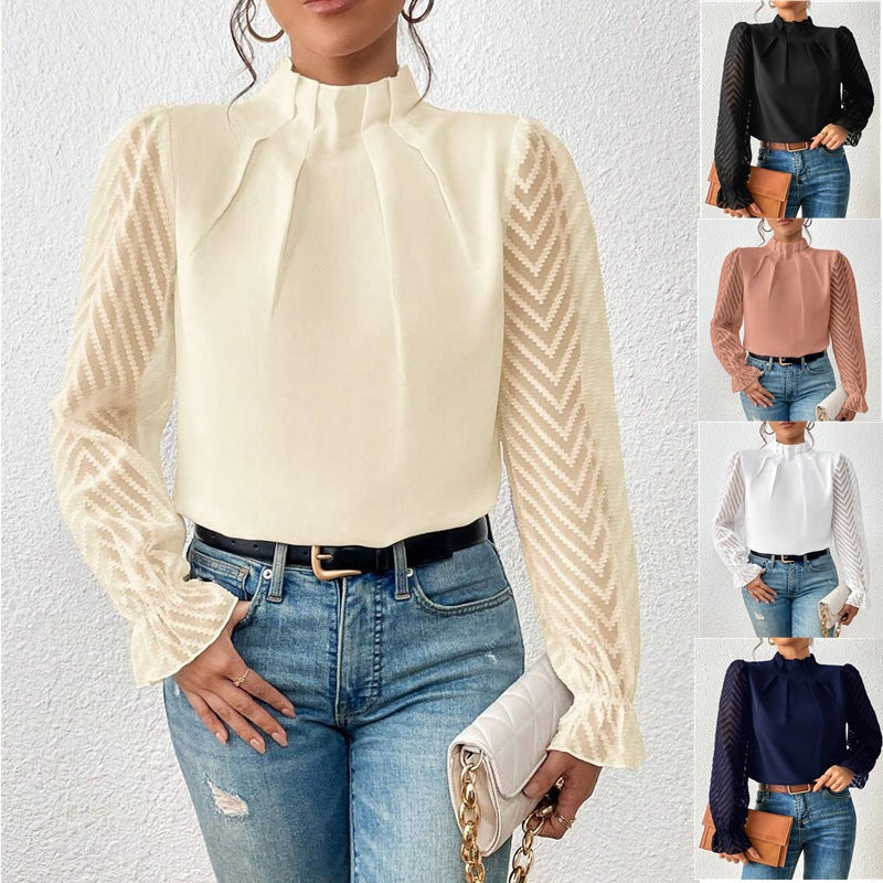 Kvinners Turtleneck Genser Uformell Stil 5