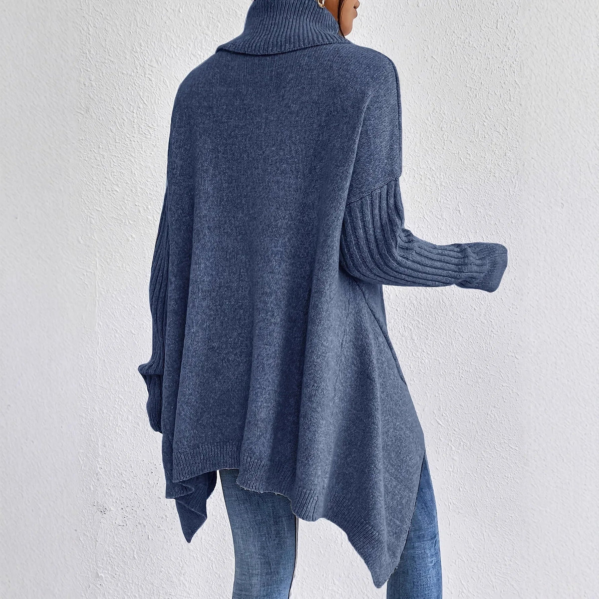 Kvinners Turtleneck Genser Vinterstil 2