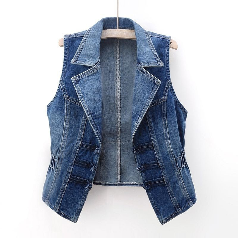 Kvinners Uformell Vest Åpen Front 0
