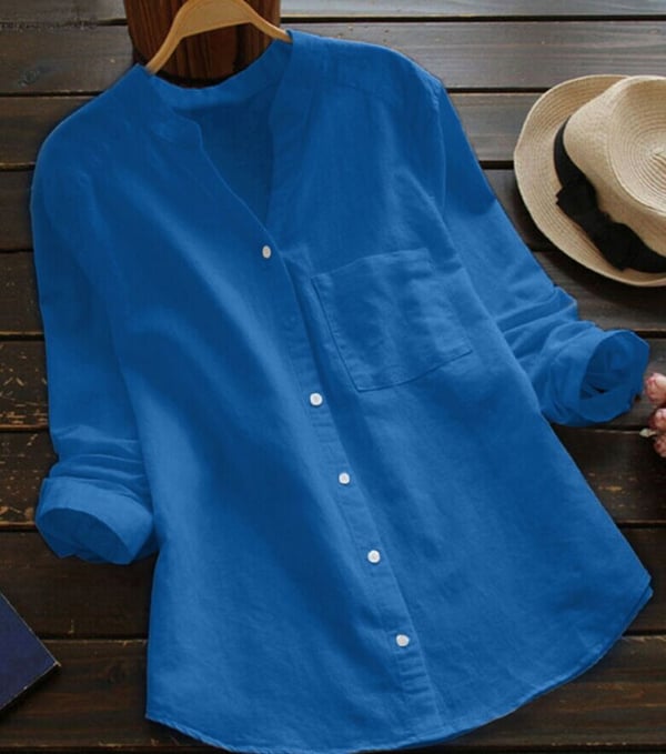 Kvinners Uformelt Skjorte med Løs Passform 5