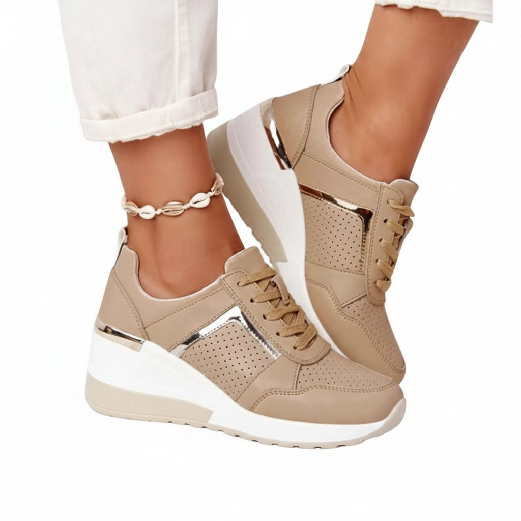 Kvinners Wedge Joggesko med Raffinert Design 0
