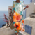 Kvinnes Blomstrete Kjole Elegant Design Lett Stoff 3